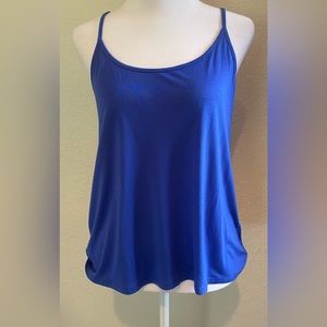 Haute Hippie strappy knit camisole - bold jewel cobalt blue New with Tags!